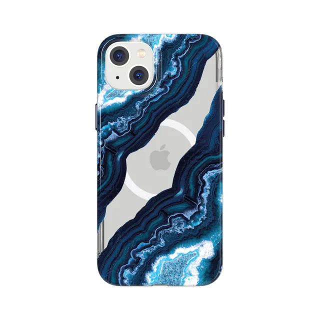 tech21-evoart-iphone-14-plus-handyh-lle-clear-midnight-quartz-magsafe image 1