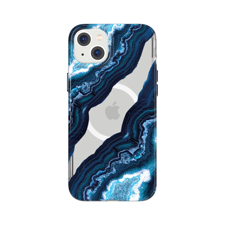 tech21-evoart-iphone-14-plus-handyh-lle-clear-midnight-quartz-magsafe image 1
