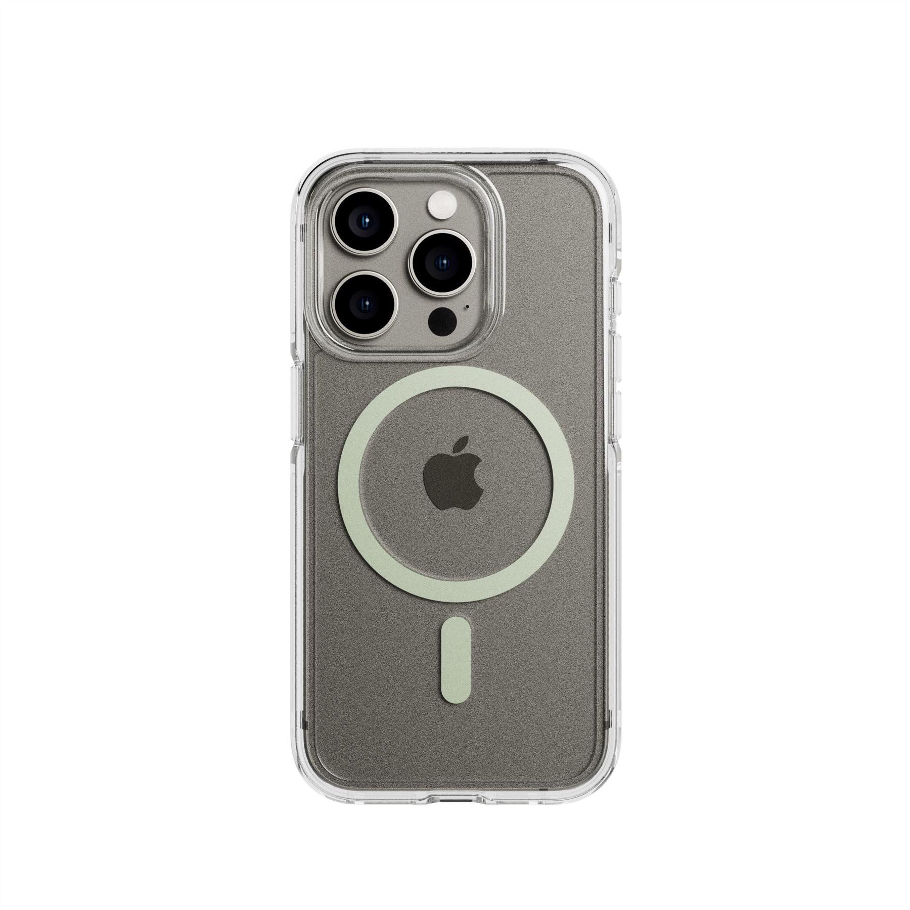 tech21-flexquartz-iphone-15-pro-h-lle-magsafe-gr-n-16ft-schutz image 1
