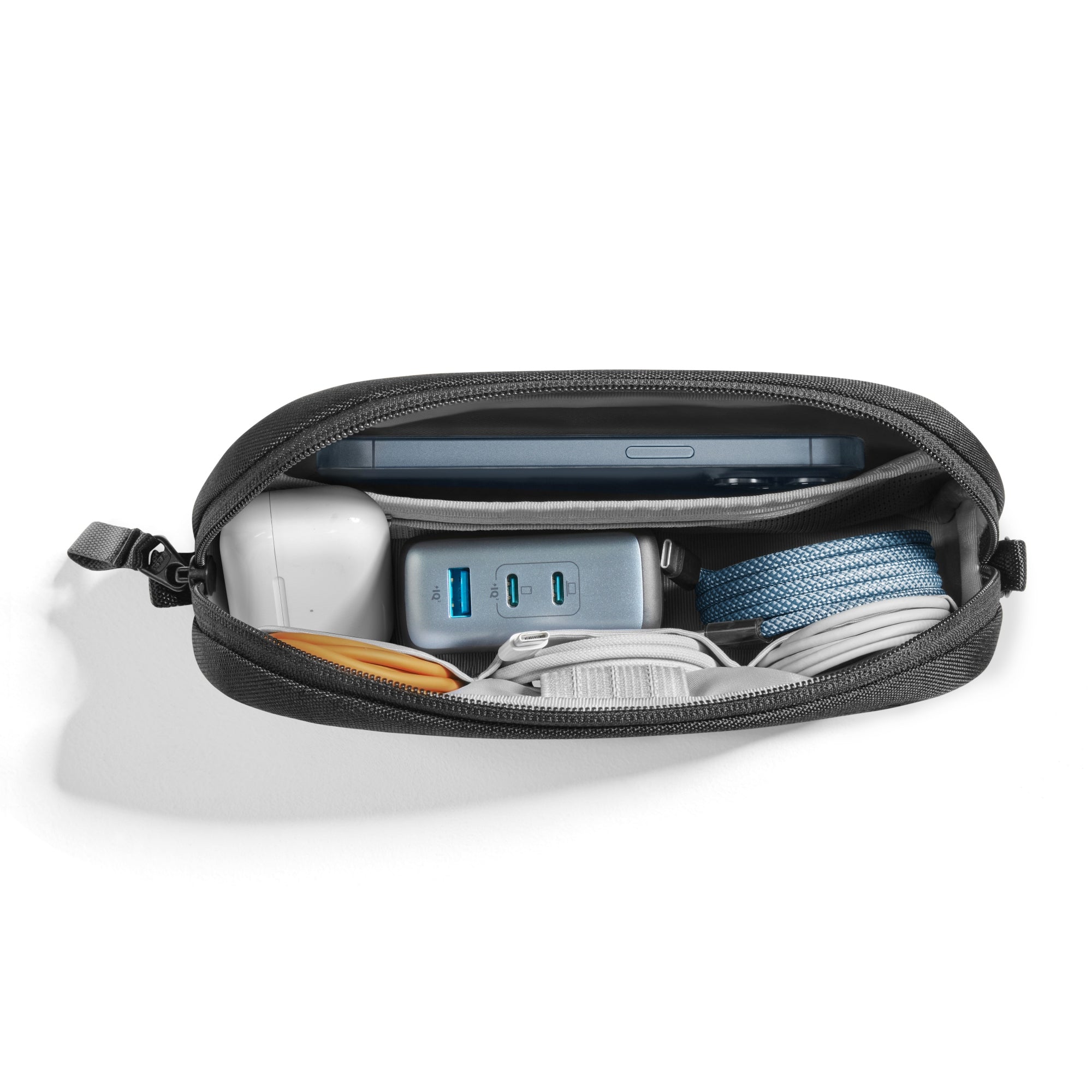 tomtoc-light-t12-zubeh-rtasche-1l-schwarz-recycelt-kabeltasche image 3