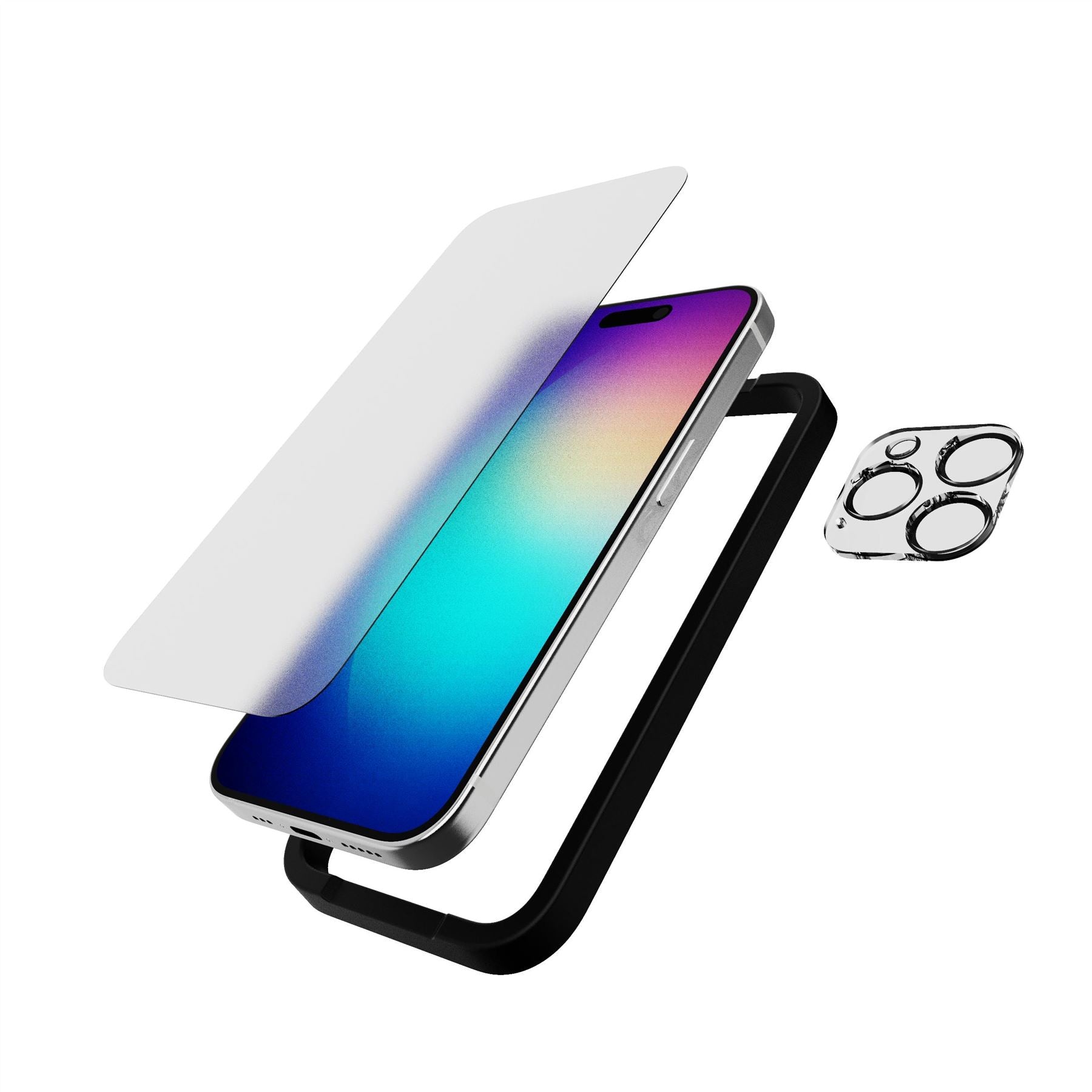 tech21-impactglass-iphone-15-pro-displayschutz-matt-kamera image 4