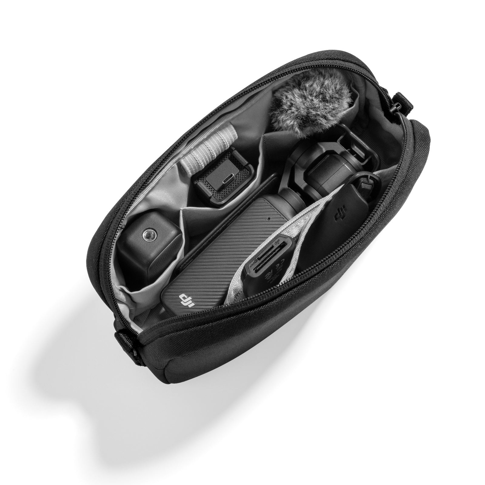 tomtoc-light-t12-zubeh-rtasche-1l-schwarz-recycelt-kabeltasche image 8