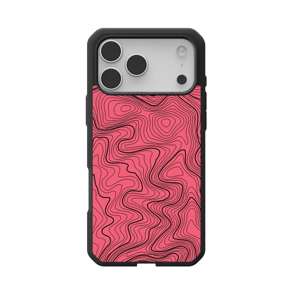 uag-civilian-lt-iphone-17-pro-max-h-lle-magsafe-pink-topography image 1