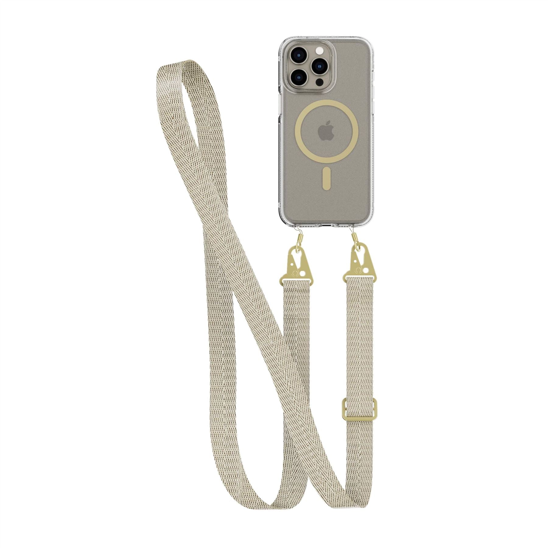 tech21-flexquartz-iphone-15-pro-max-h-lle-gold-mit-band image 1