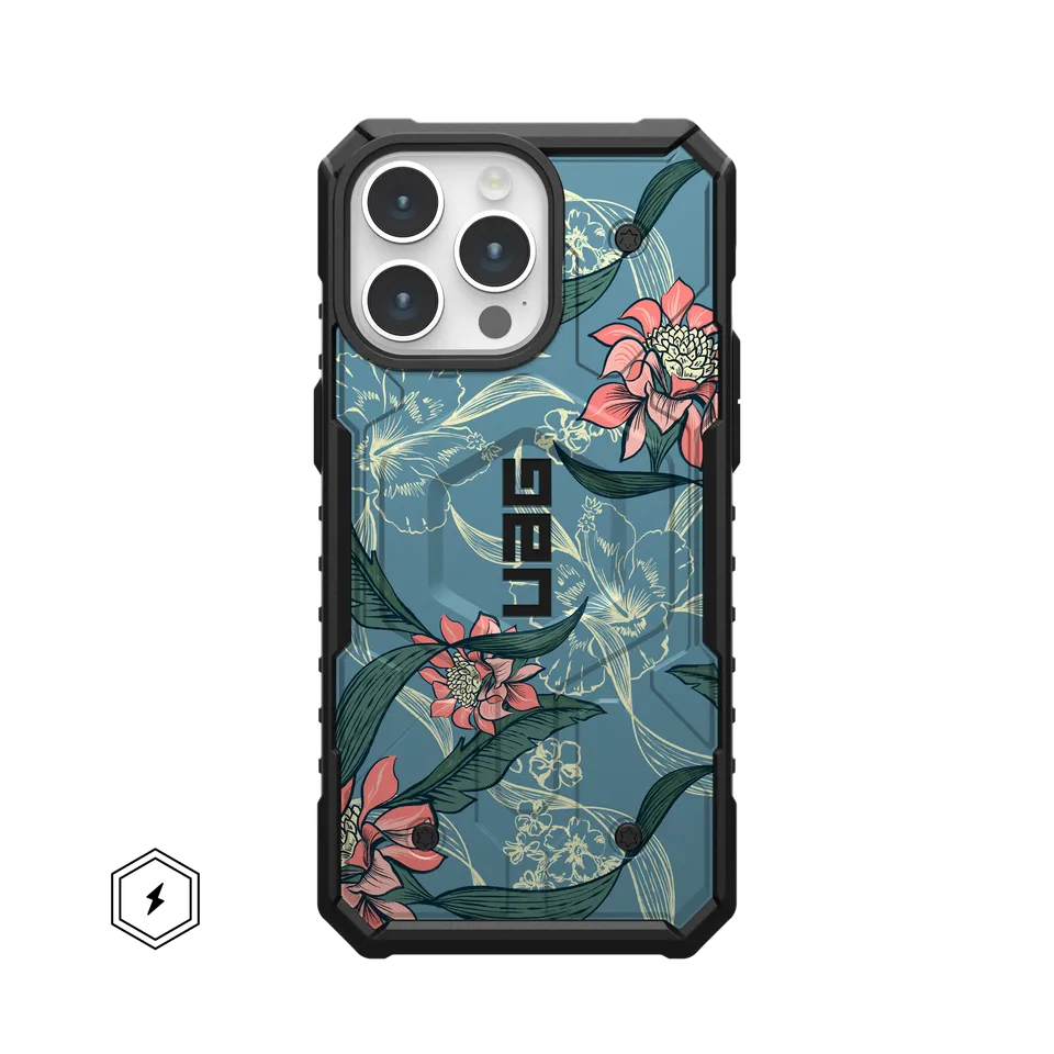 uag-pathfinder-iphone-16-pro-max-h-lle-makapuu-floral image 1