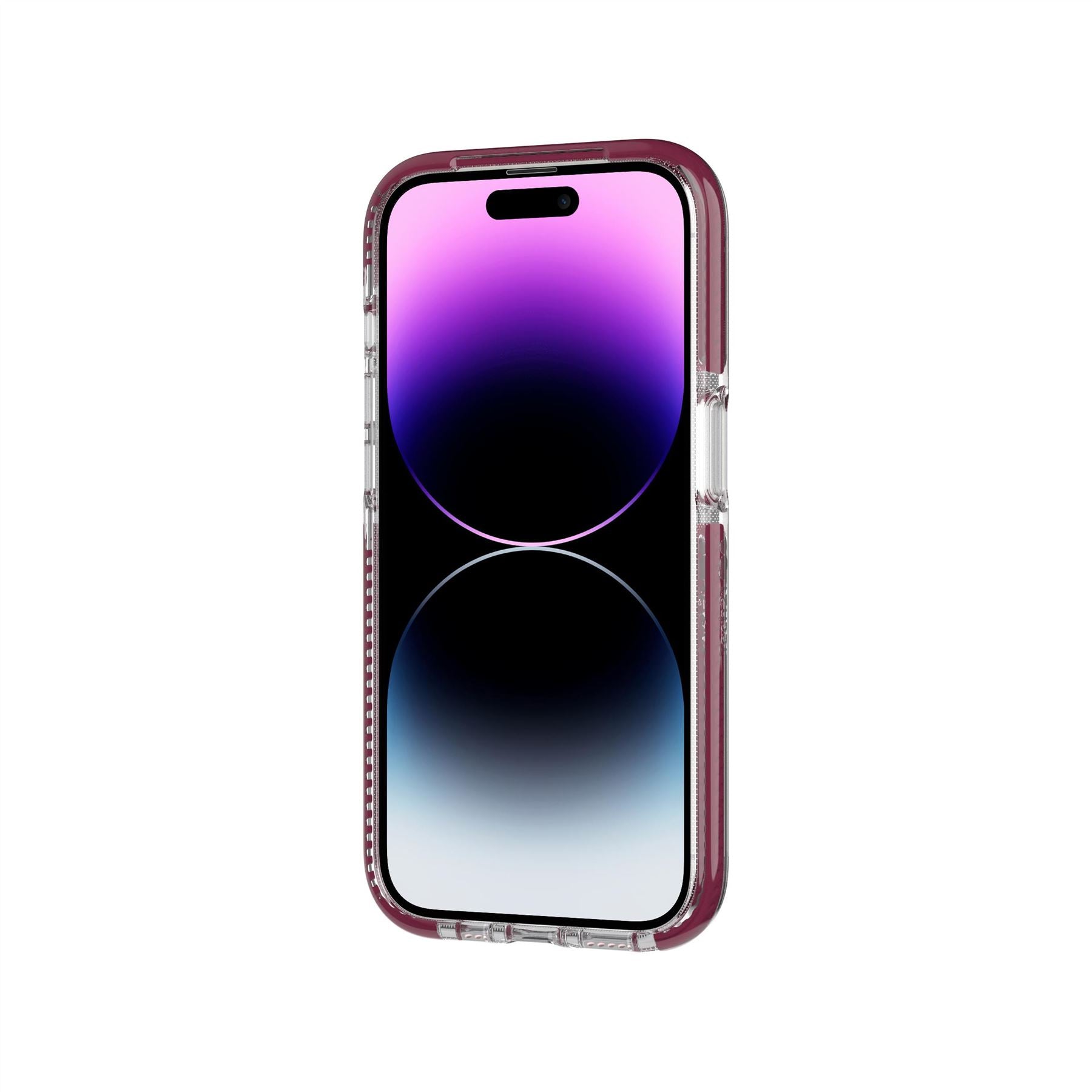 tech21-evocrystal-iphone-14-pro-h-lle-magsafe-burgundy-klar image 6
