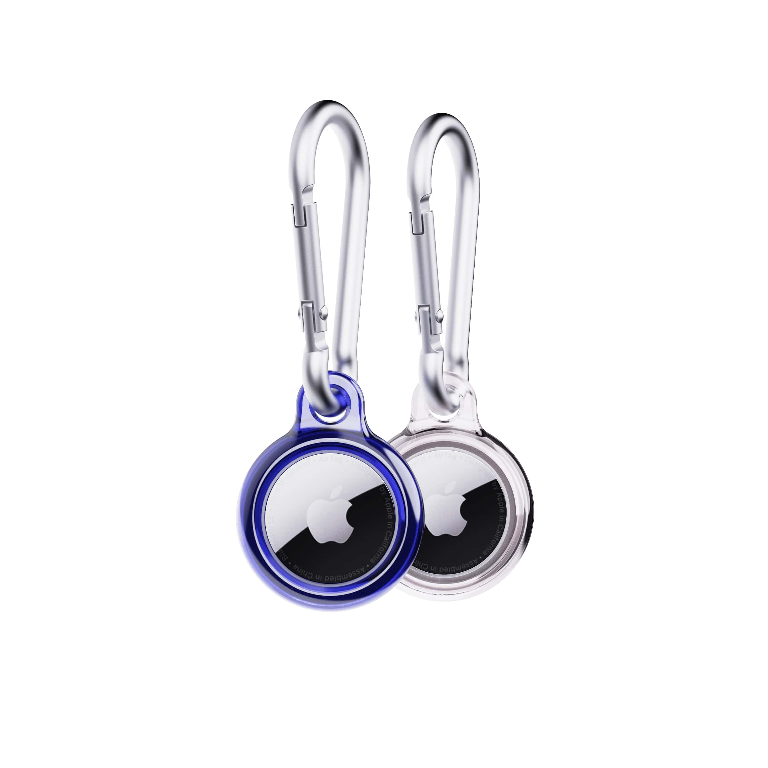 tech21-evopop-apple-airtag-h-lle-2er-electric-blue-clear-anh-nger image 6