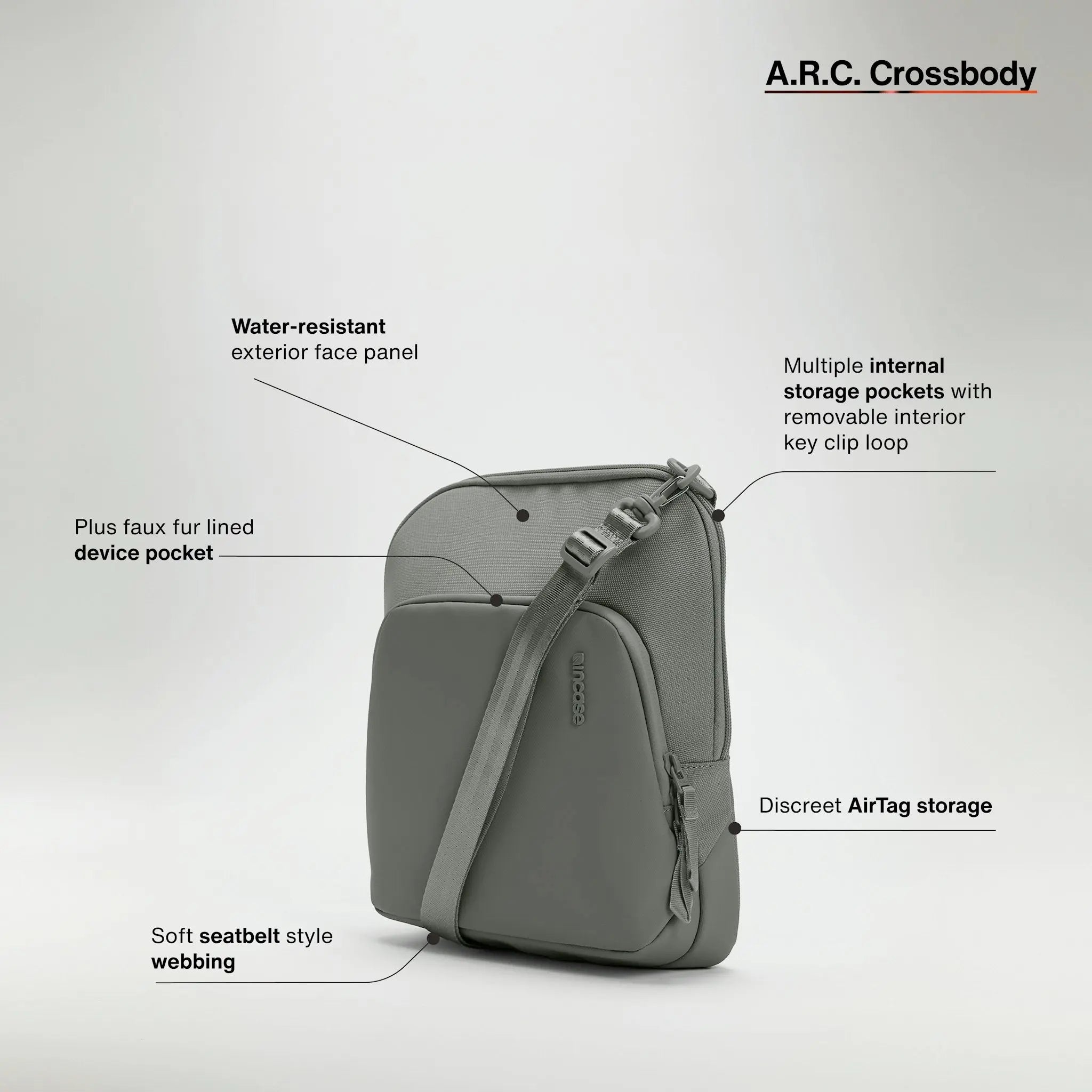 incase-a-r-c-crossbody-bag-umh-ngetasche-schwarz-11-zoll image 3