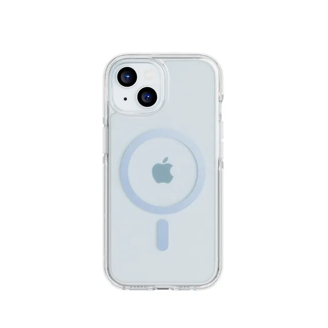 tech21-flexquartz-iphone-15-14-13-h-lle-clear-blue-magsafe image 1