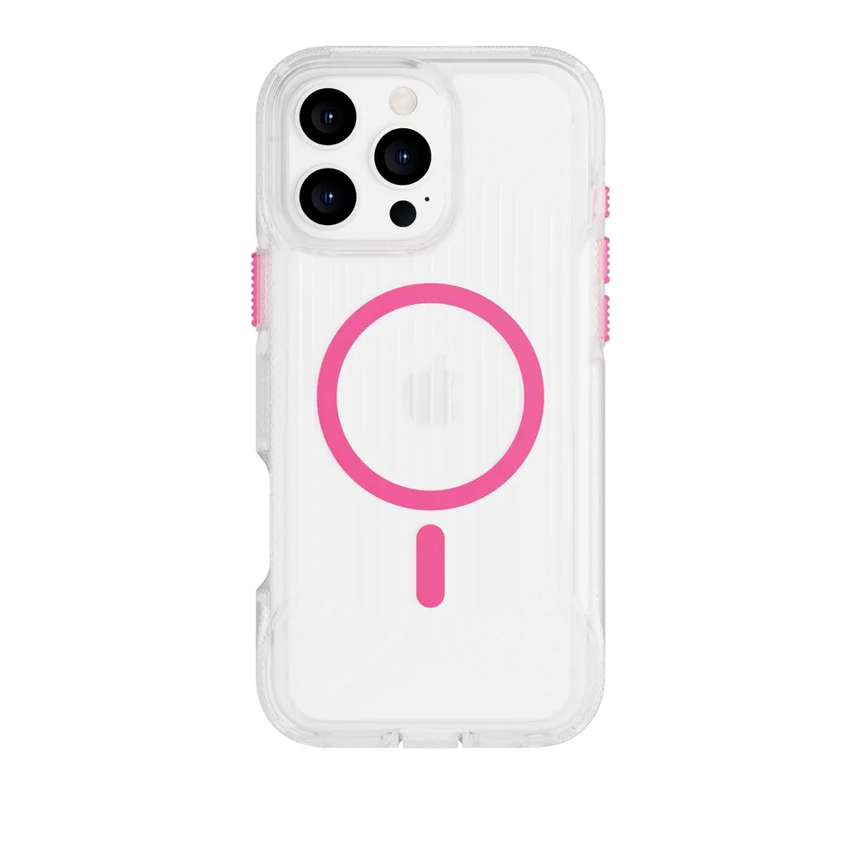tech21-flexpro-iphone-16-pro-max-h-lle-magsafe-neon-pink-orange image 1