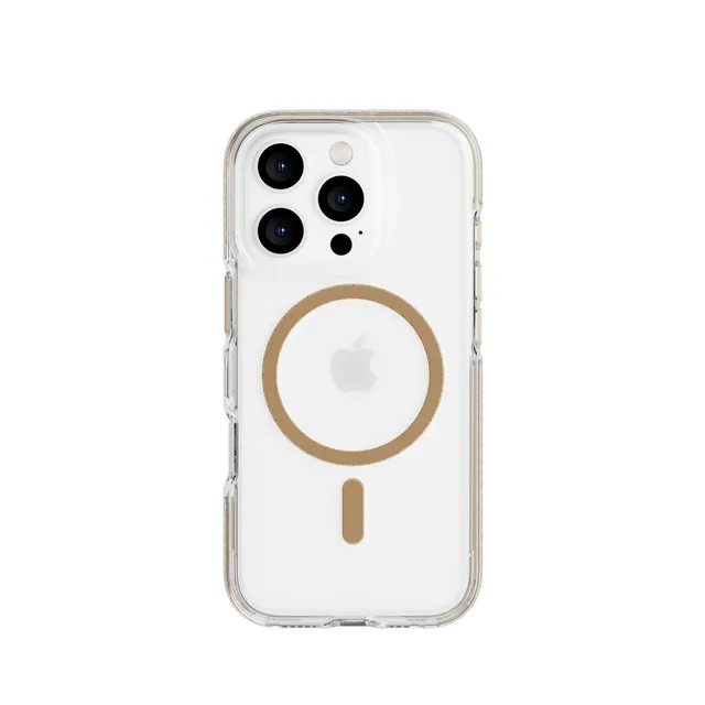 tech21-evocrystal-iphone-16-pro-handyh-lle-gold-magsafe image 1