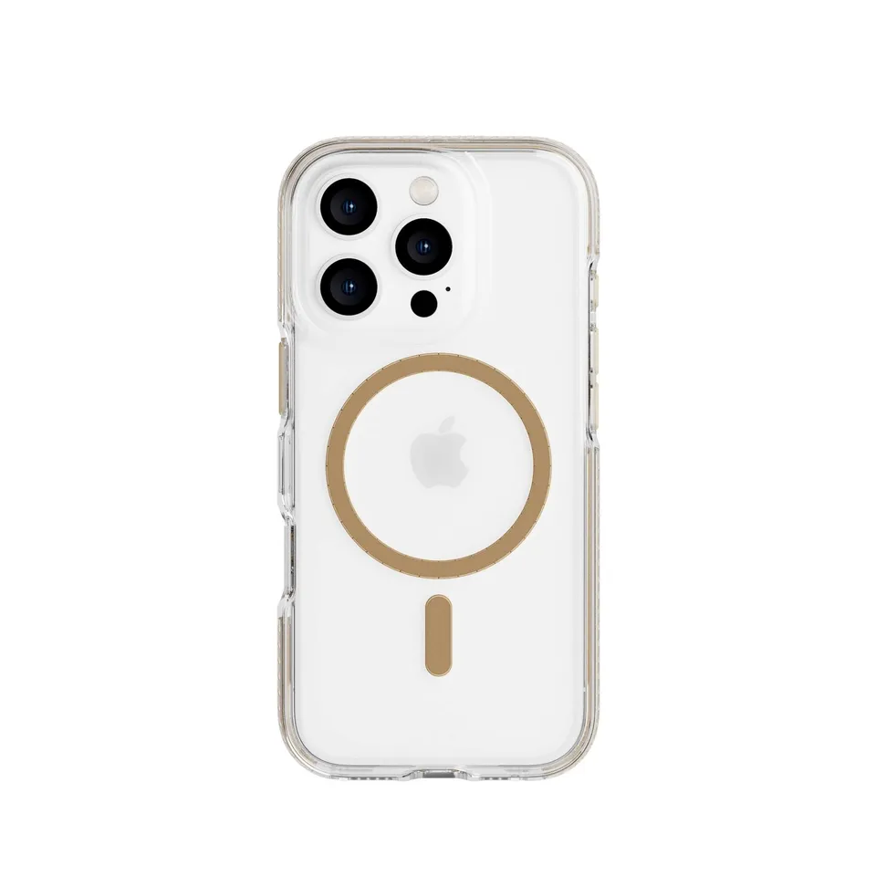 tech21-evocrystal-iphone-16-pro-handyh-lle-gold-magsafe image 1