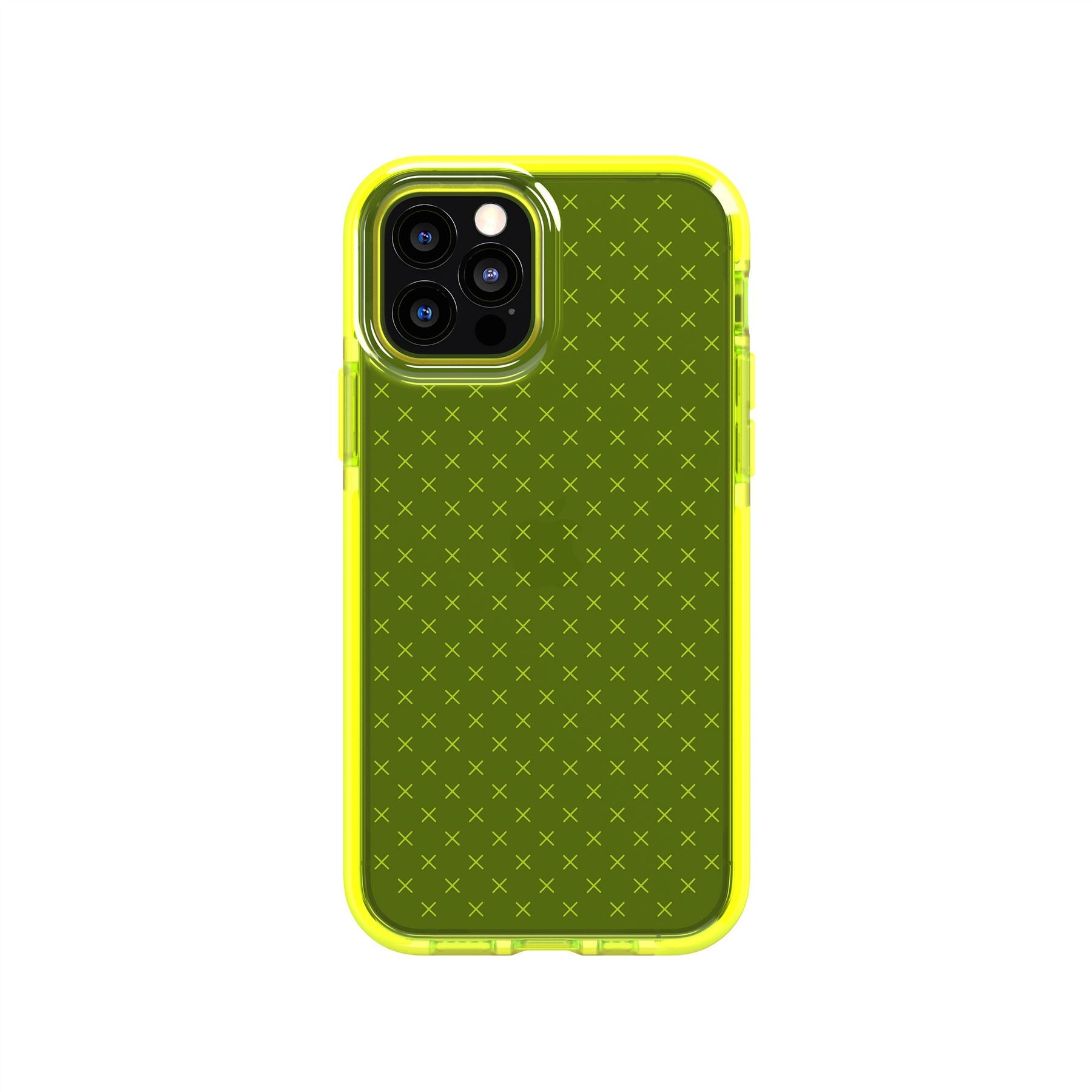 tech21-evocheck-iphone-12-12-pro-h-lle-luminous-yellow-12ft image 1