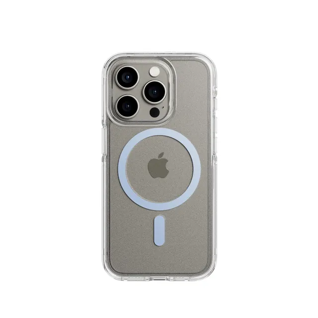 tech21-flexquartz-iphone-15-pro-h-lle-blau-magsafe-klar image 1