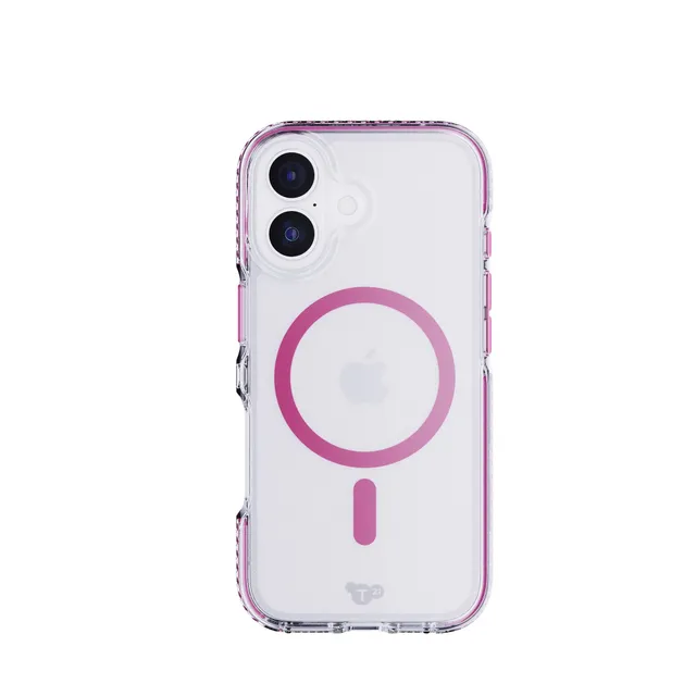tech21-evocrystal-iphone-17-handyh-lle-cyber-pink-magsafe image 1