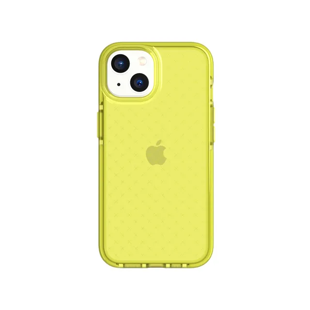 tech21-evocheck-iphone-13-14-15-16e-17e-handyh-lle-acid-yellow image 1