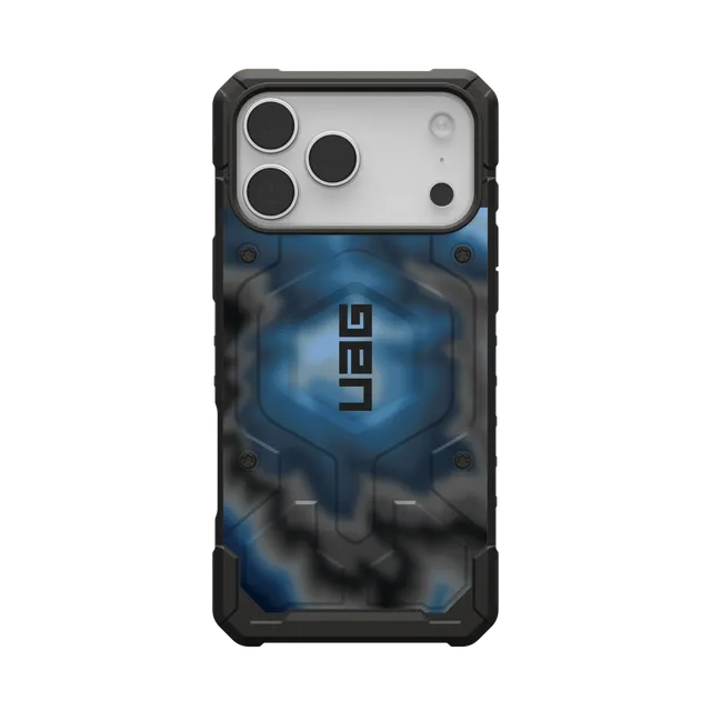 uag-pathfinder-iphone-17-pro-max-h-lle-magsafe-tie-dye-blue image 1