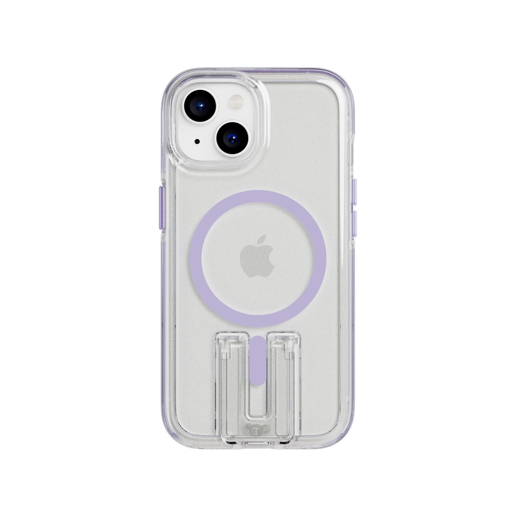 tech21-evocrystal-kick-iphone-13-15-h-lle-magsafe-clear-lilac image 1