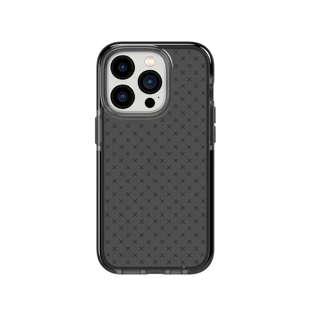tech21-evocheck-iphone-14-pro-h-lle-smokey-black-16ft-fallschutz image 1