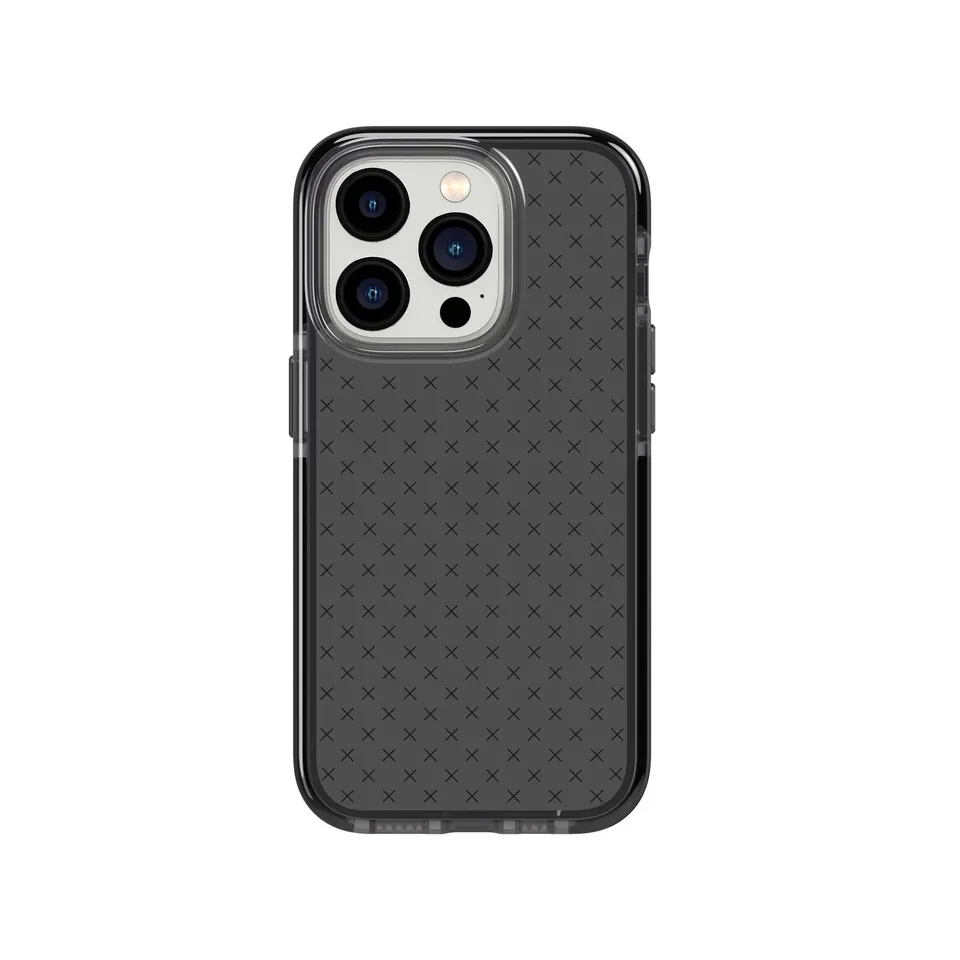 tech21-evocheck-iphone-14-pro-h-lle-smokey-black-16ft-fallschutz image 1