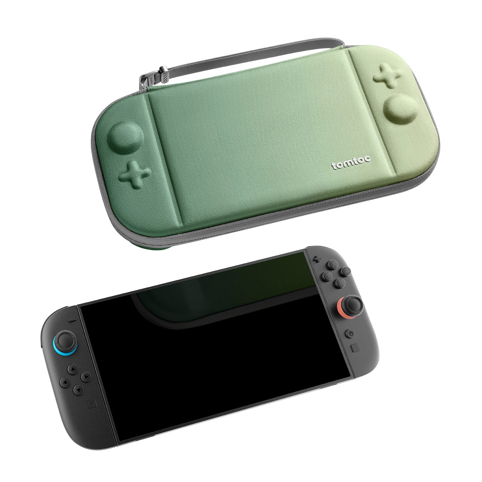 tomtoc-fancycase-g05-switch-2-case-matcha-green-12-spiele image 8