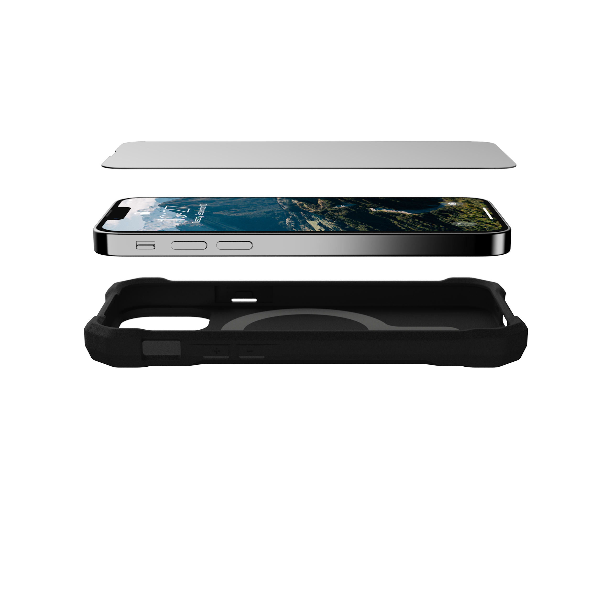 uag-standard-issue-glass-shield-panzerglas-iphone-13-mini-9h-klar image 4
