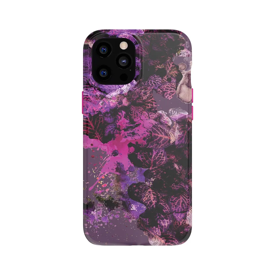 tech21-eco-art-iphone-12-pro-max-h-lle-pink-purple-10ft-schutz image 1