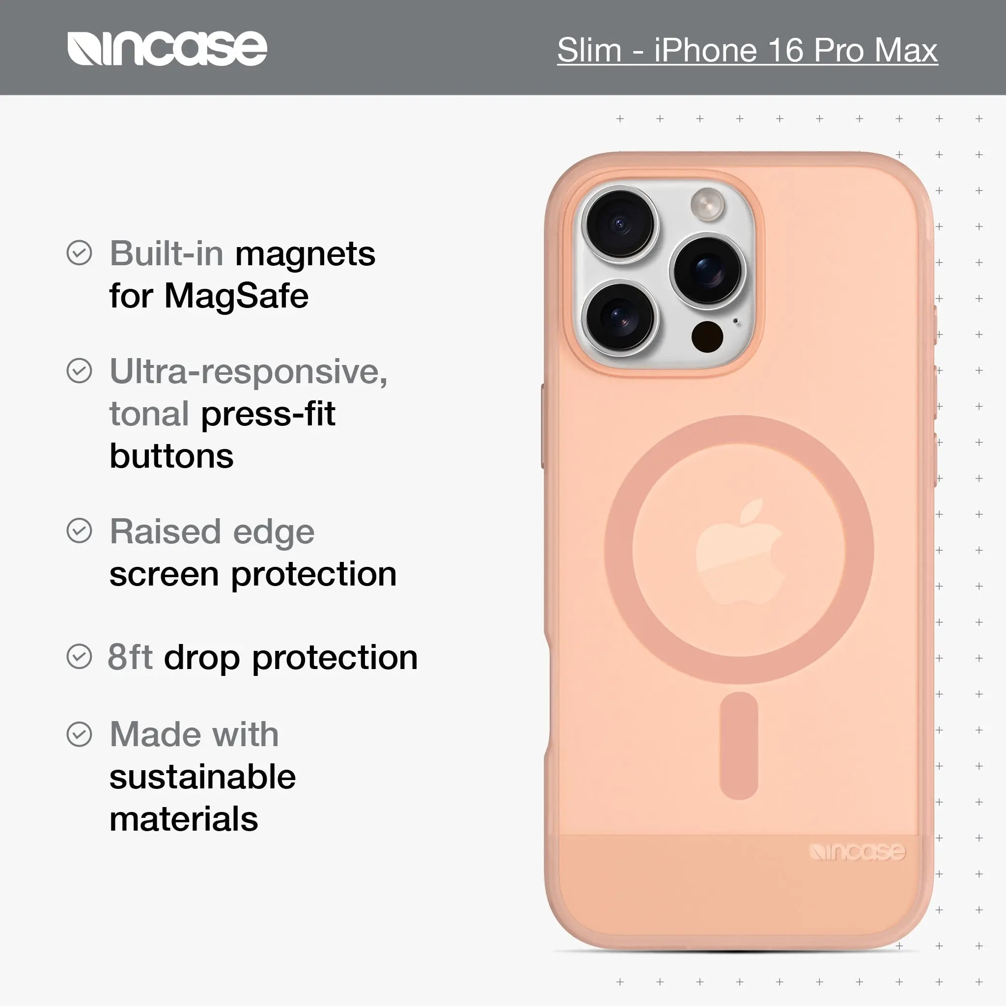 incase-slim-case-magsafe-iphone-16-pro-max-h-lle-clear-d-nn image 6