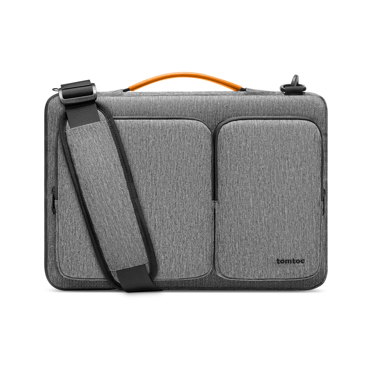 tomtoc-defender-a42-laptoptasche-15-zoll-dunkelgrau-eckenschutz image 1