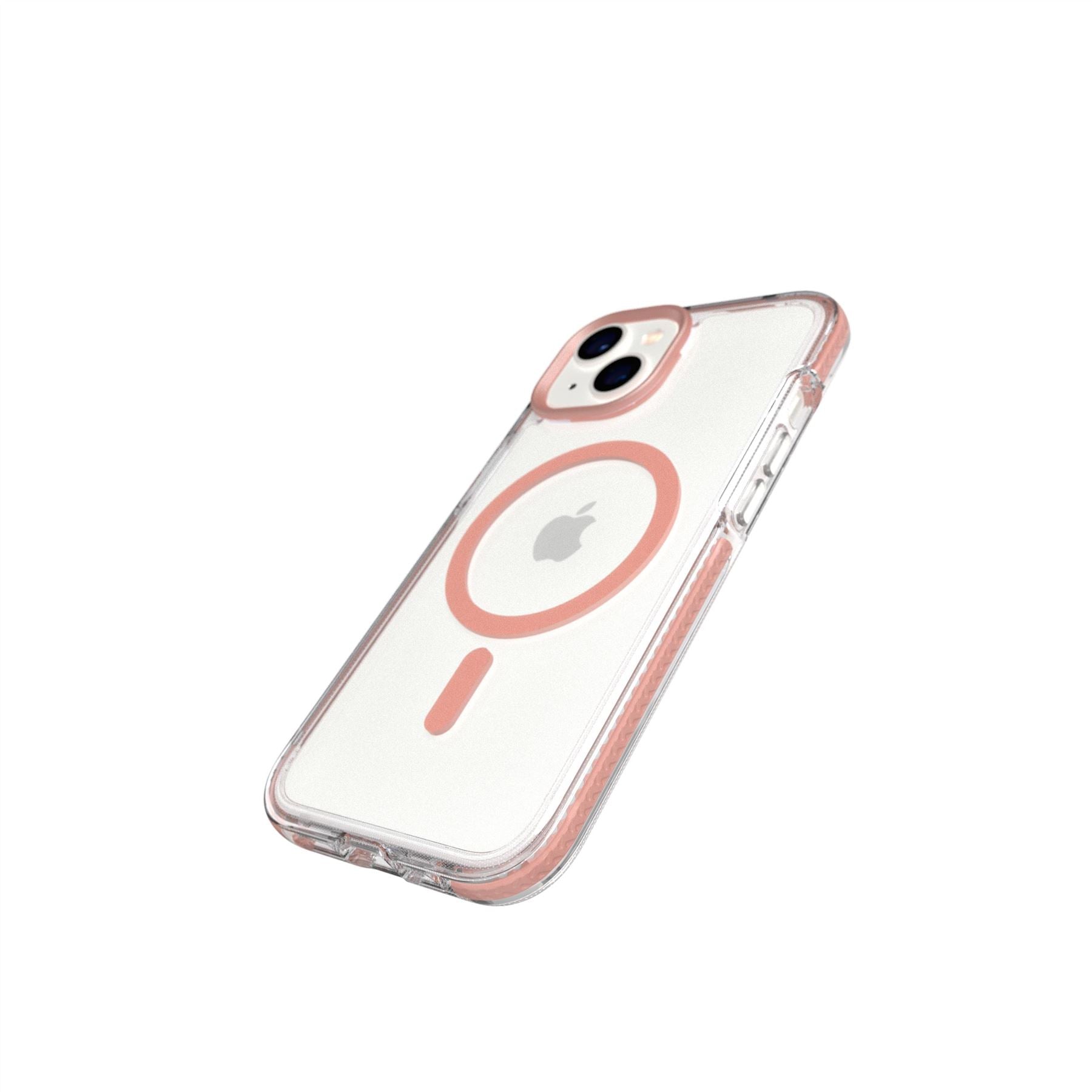 tech21-evocrystal-iphone-15-14-13-handyh-lle-clear-ros-gold-magsafe image 3