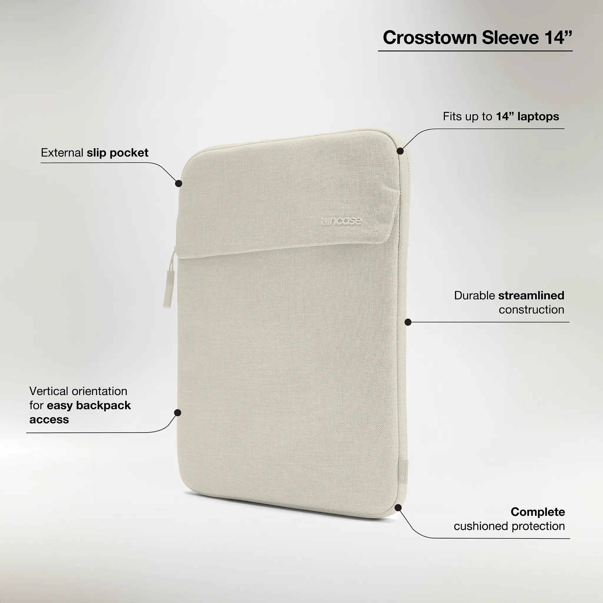 incase-crosstown-sleeve-14-zoll-laptoptasche-schwarz image 4