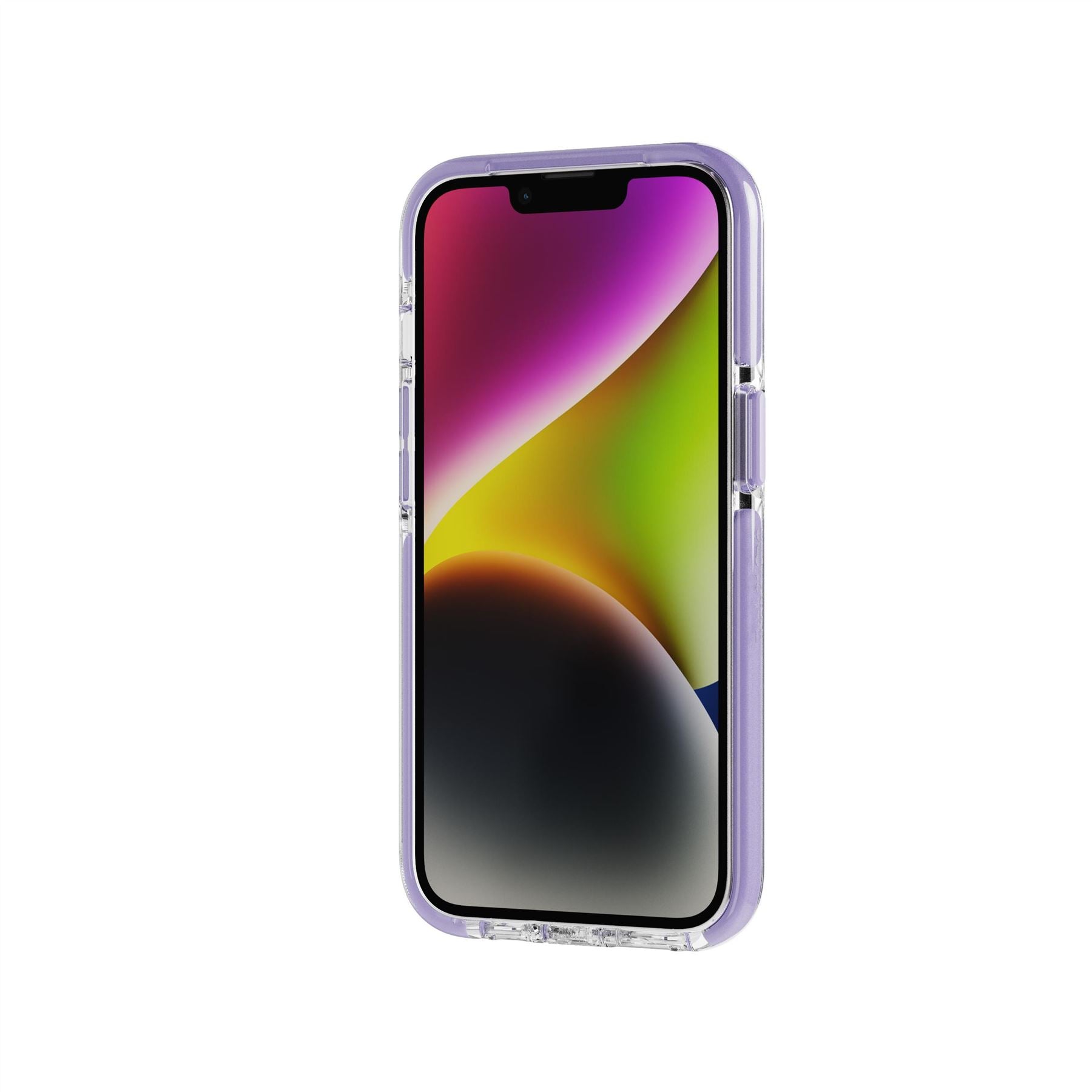 tech21-evocrystal-kick-iphone-13-14-15-h-lle-clear-lilac-magsafe image 8