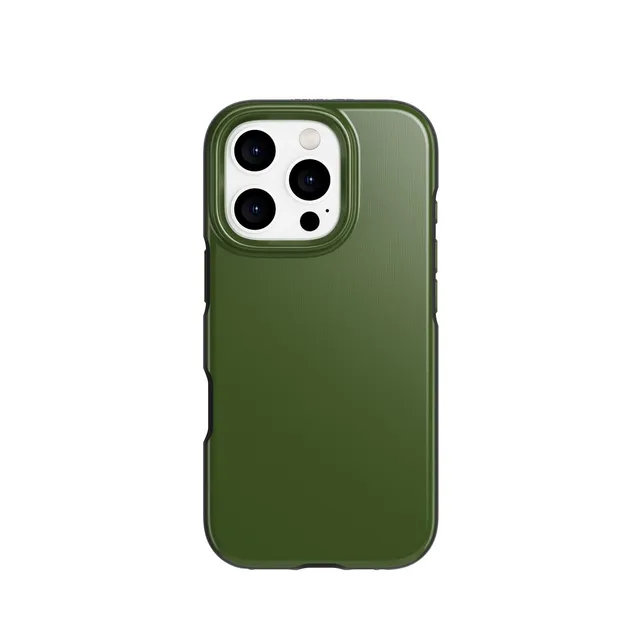 tech21-evodusk-iphone-16-pro-h-lle-green-black-metall image 1