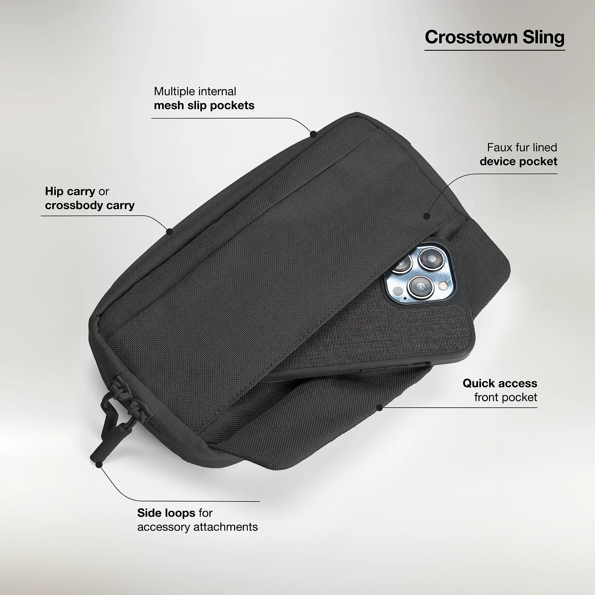 incase-crosstown-sling-umh-ngetasche-black-translucent-woolenex image 3