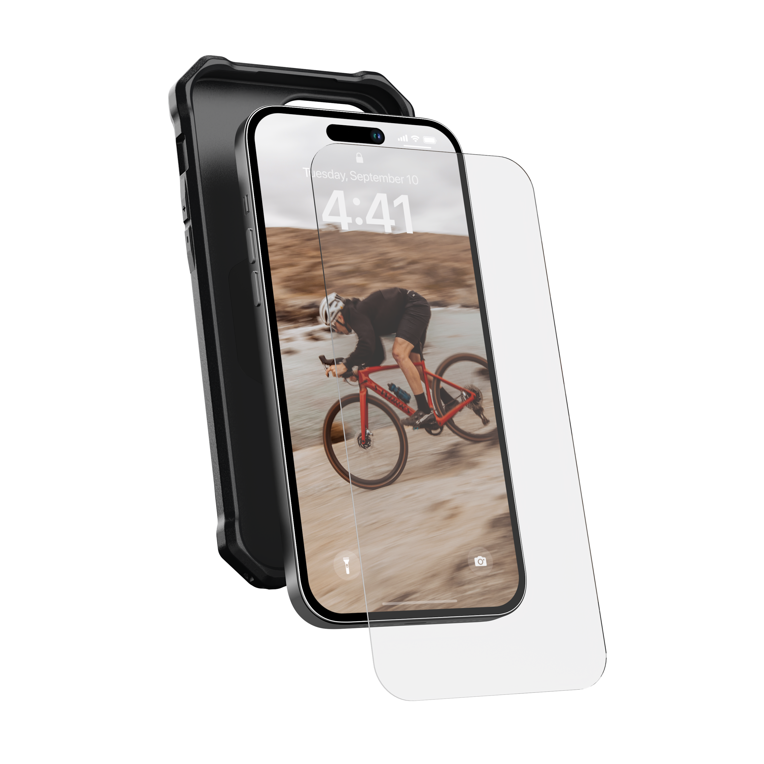 uag-standard-issue-shield-panzerglas-iphone-14-pro-max-klar image 3