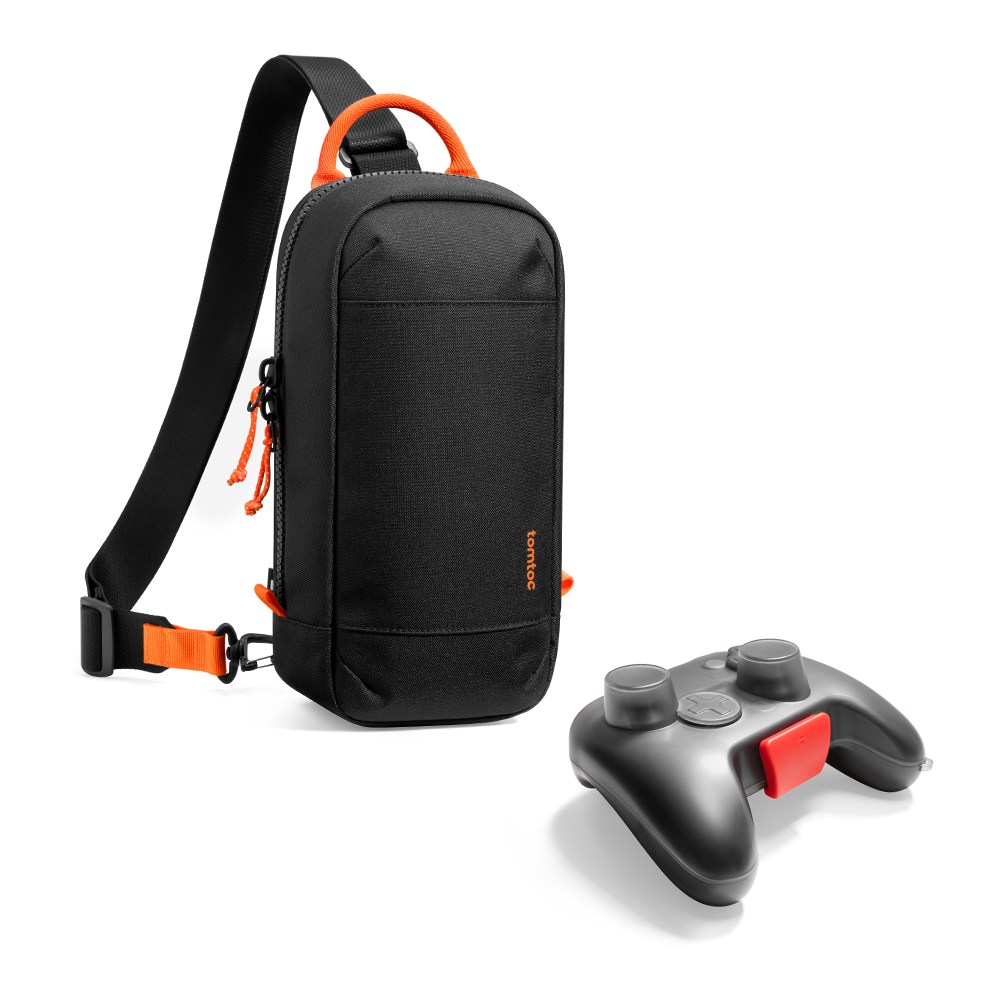 tomtoc-gameon-travel-duo-nintendo-switch-2-taschen-set-schwarz image 1