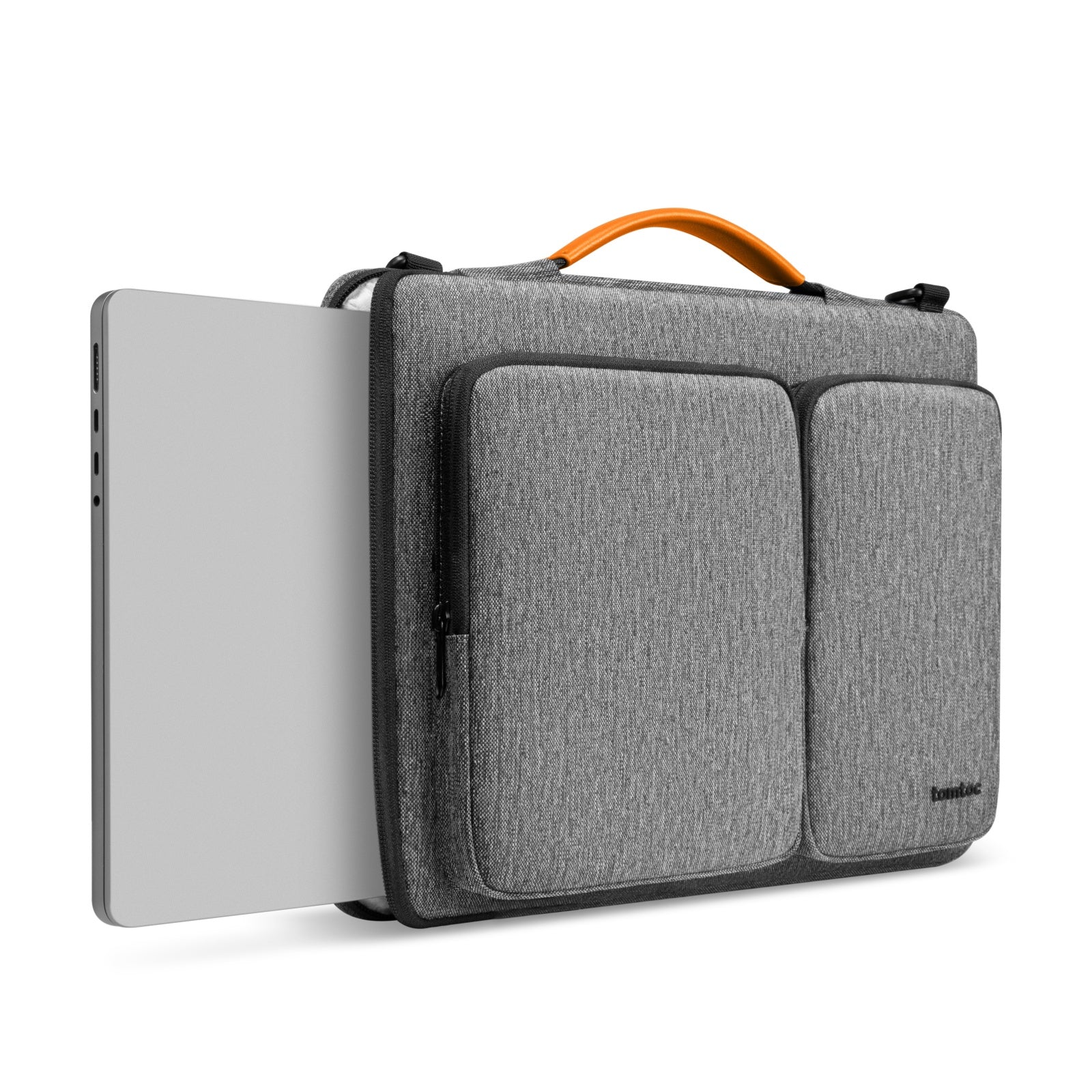 tomtoc-defender-a42-laptoptasche-15-zoll-dunkelgrau-eckenschutz image 5