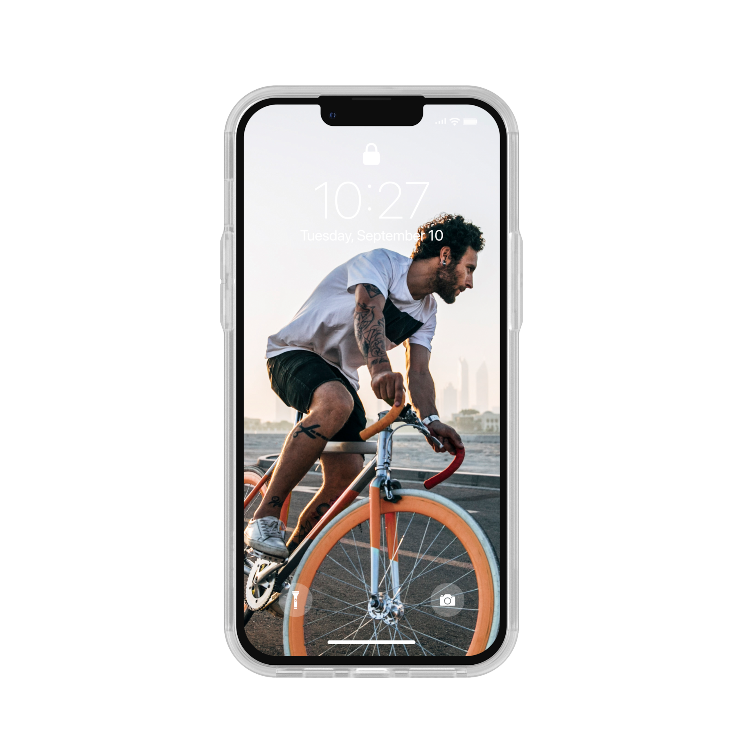 uag-civilian-iphone-13-pro-max-h-lle-frosted-ice-transparent image 4