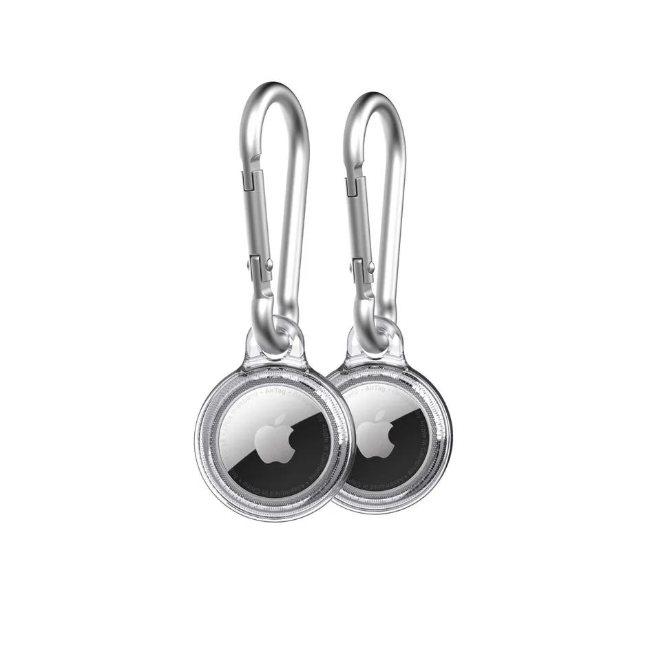 tech21-evoclear-airtag-h-lle-clear-2er-mit-karabiner image 1