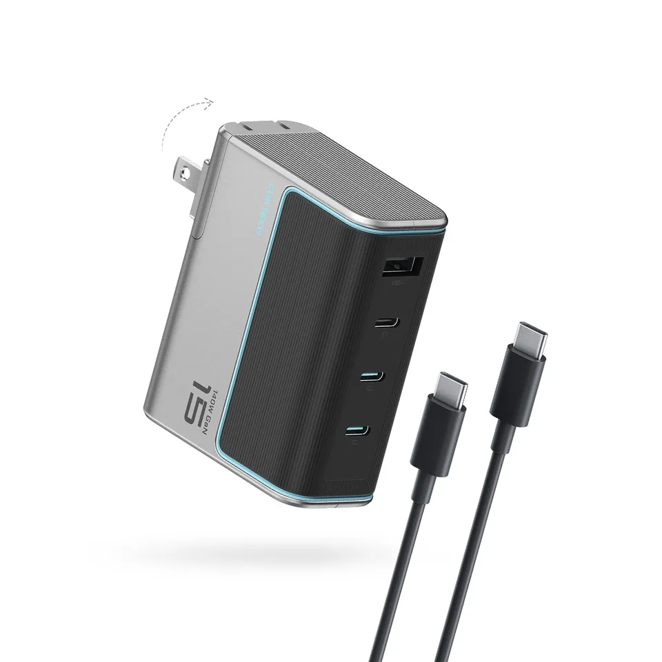 cuktech-4-in-1-140w-usb-c-ladeger-t-gan image 1