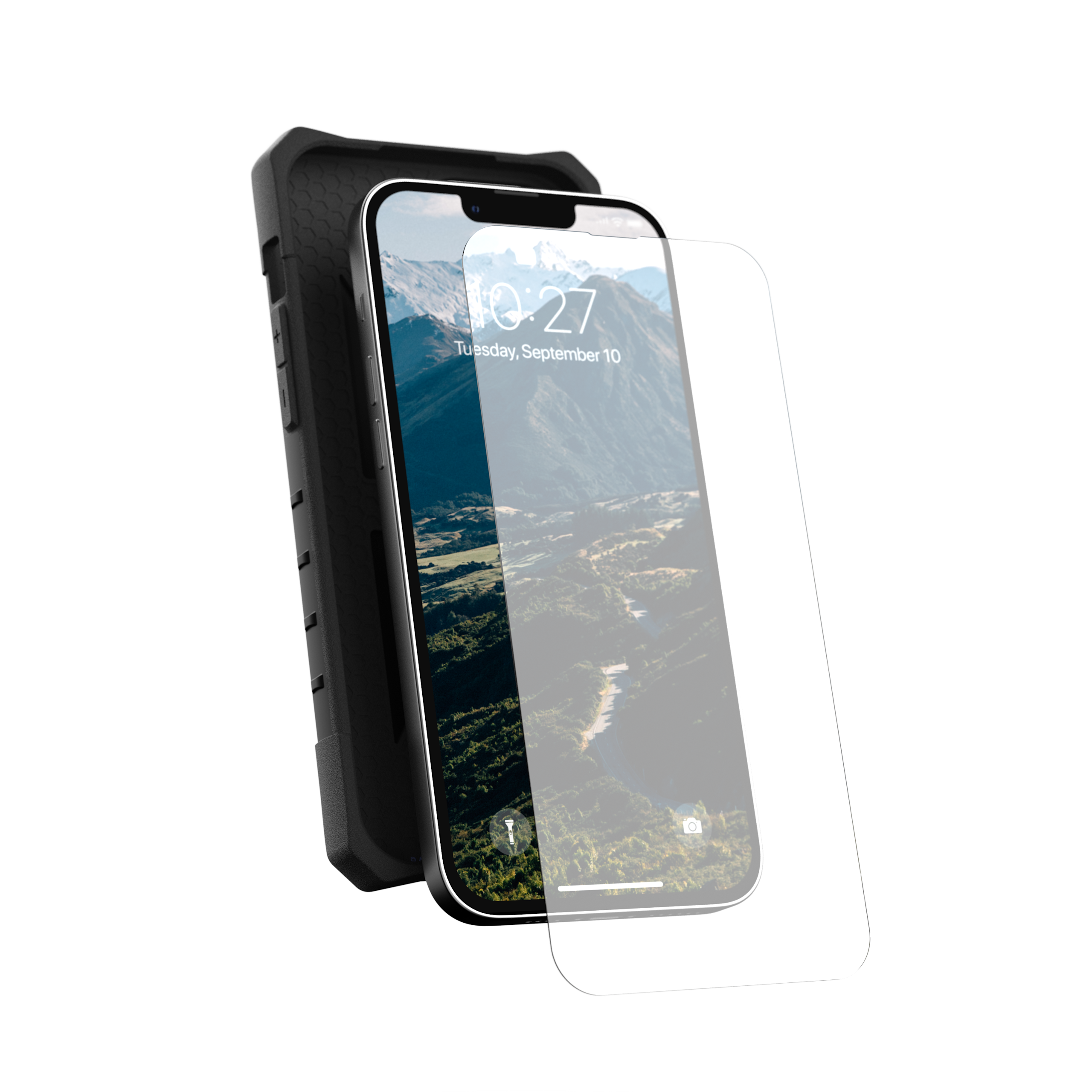 uag-standard-issue-iphone-13-panzerglas-hd-klar-9h image 3