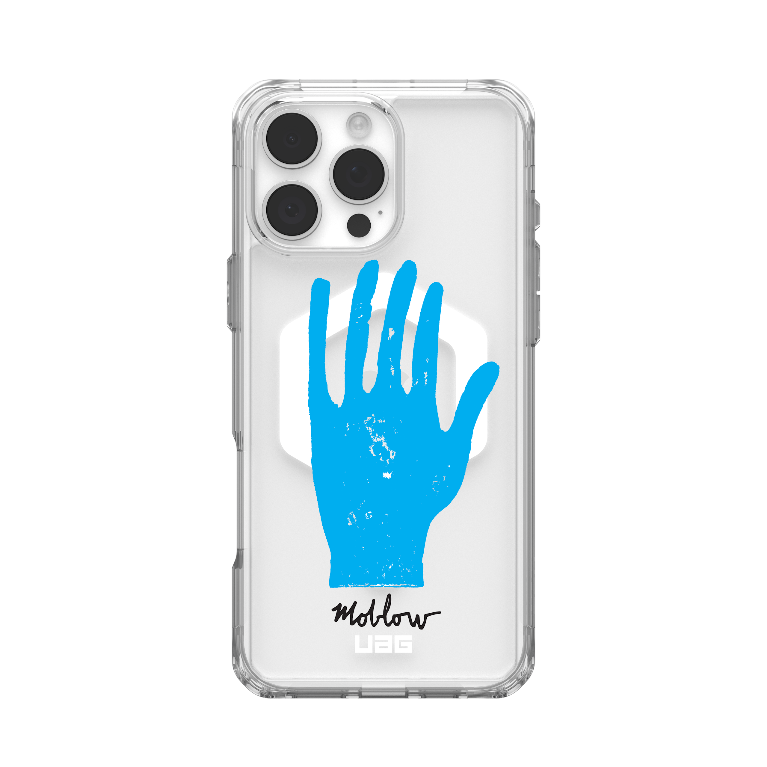 uag-plyo-iphone-16-pro-max-h-lle-block-hand-magsafe-klar image 1