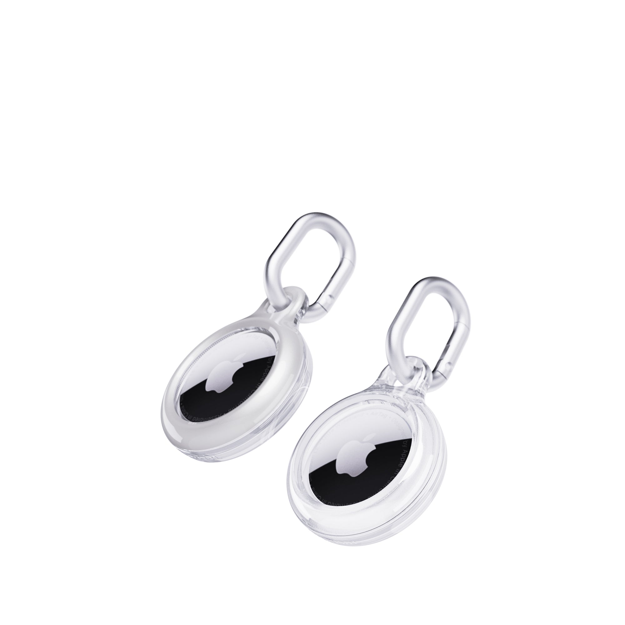 tech21-evopop-airtag-case-2er-silber-clear-kratzfest image 3