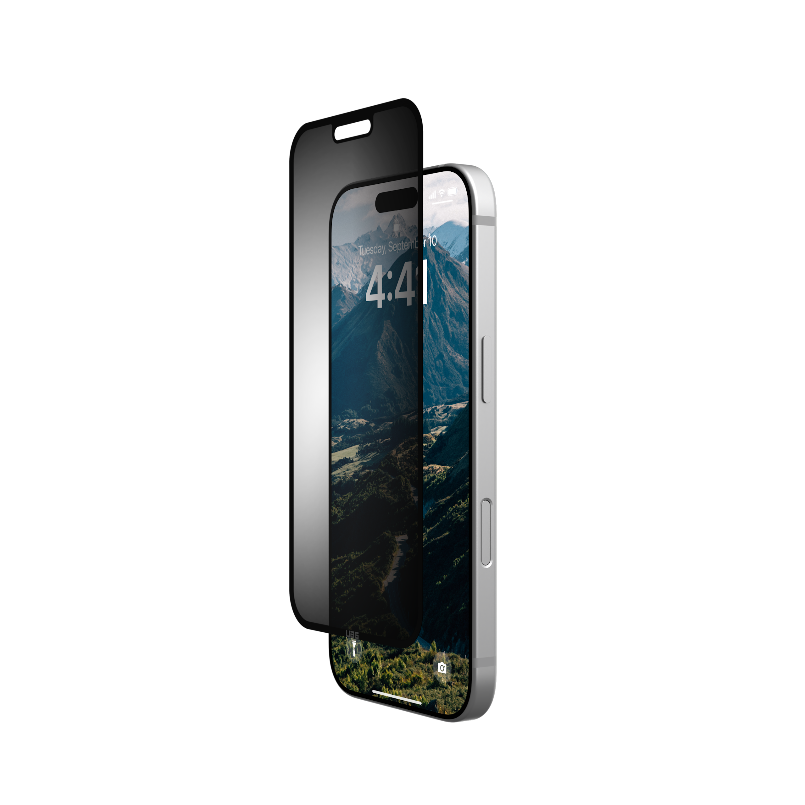 uag-standard-issue-blickschutzfolie-iphone-16-pro-2-wege image 1