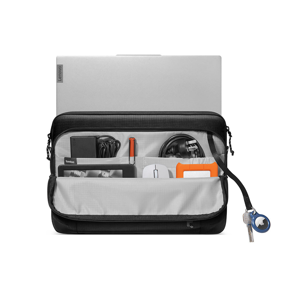 tomtoc-essence-a34-laptoptasche-16-zoll-schwarz-eckschutz image 2