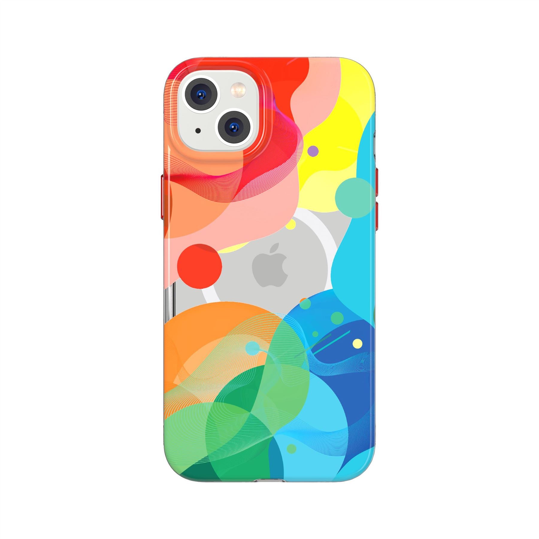 tech21-evoart-iphone-14-plus-handyh-lle-bubble-bounce-magsafe image 1
