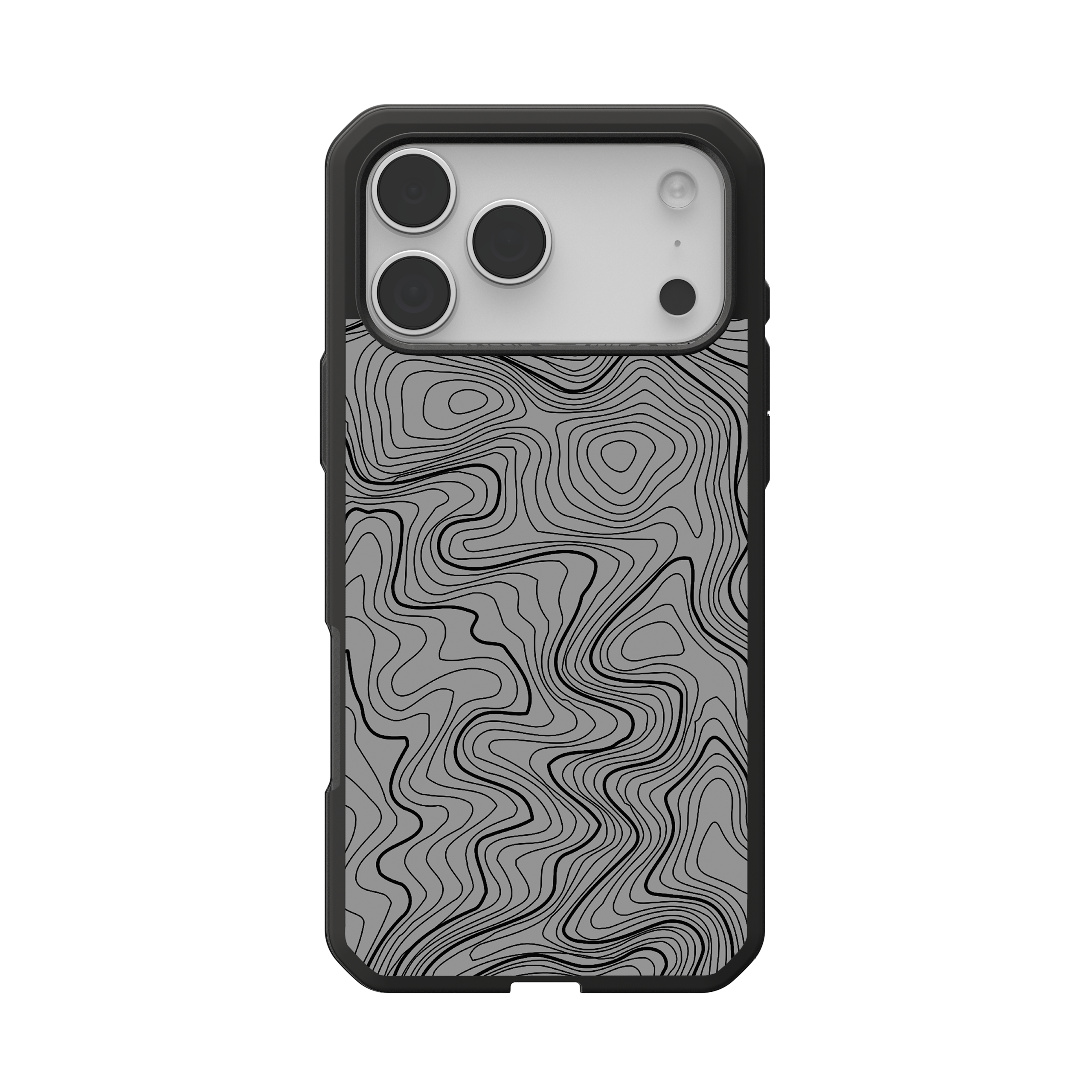 uag-civilian-lt-iphone-17-pro-max-h-lle-grey-topography-magsafe image 1