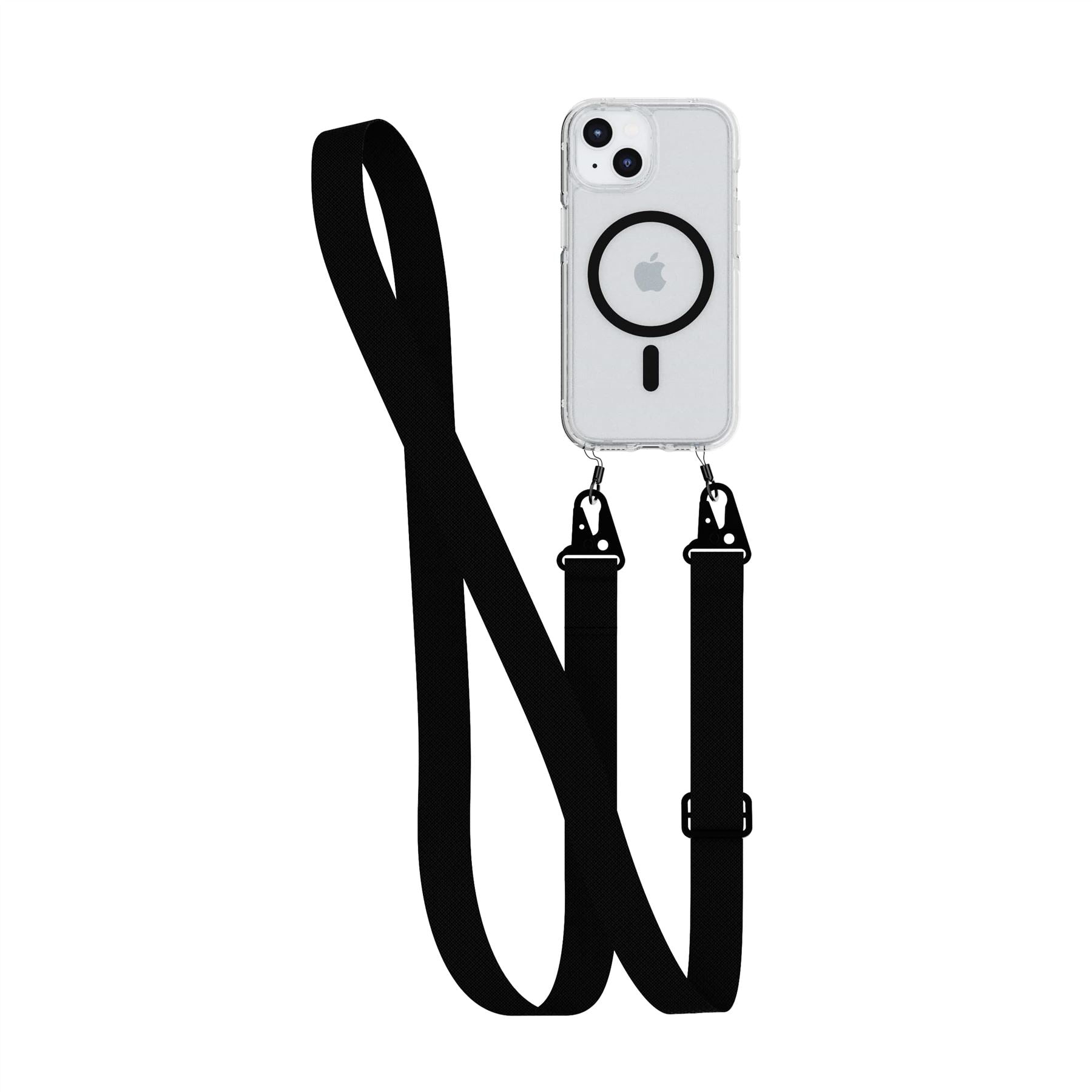 tech21-flexquartz-iphone-15-14-13-handyh-lle-klar-mit-band image 1