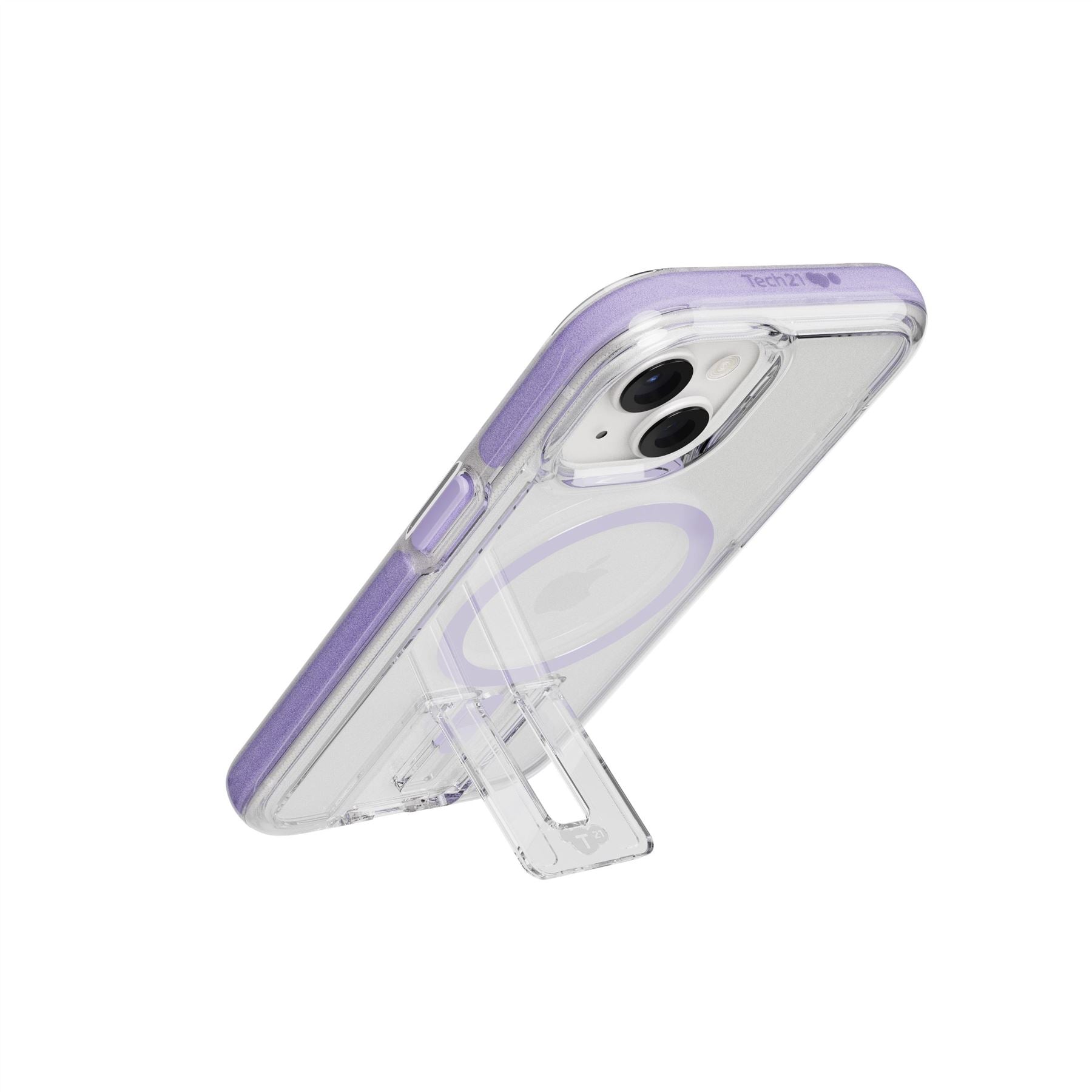 tech21-evocrystal-kick-iphone-13-15-h-lle-magsafe-clear-lilac image 8