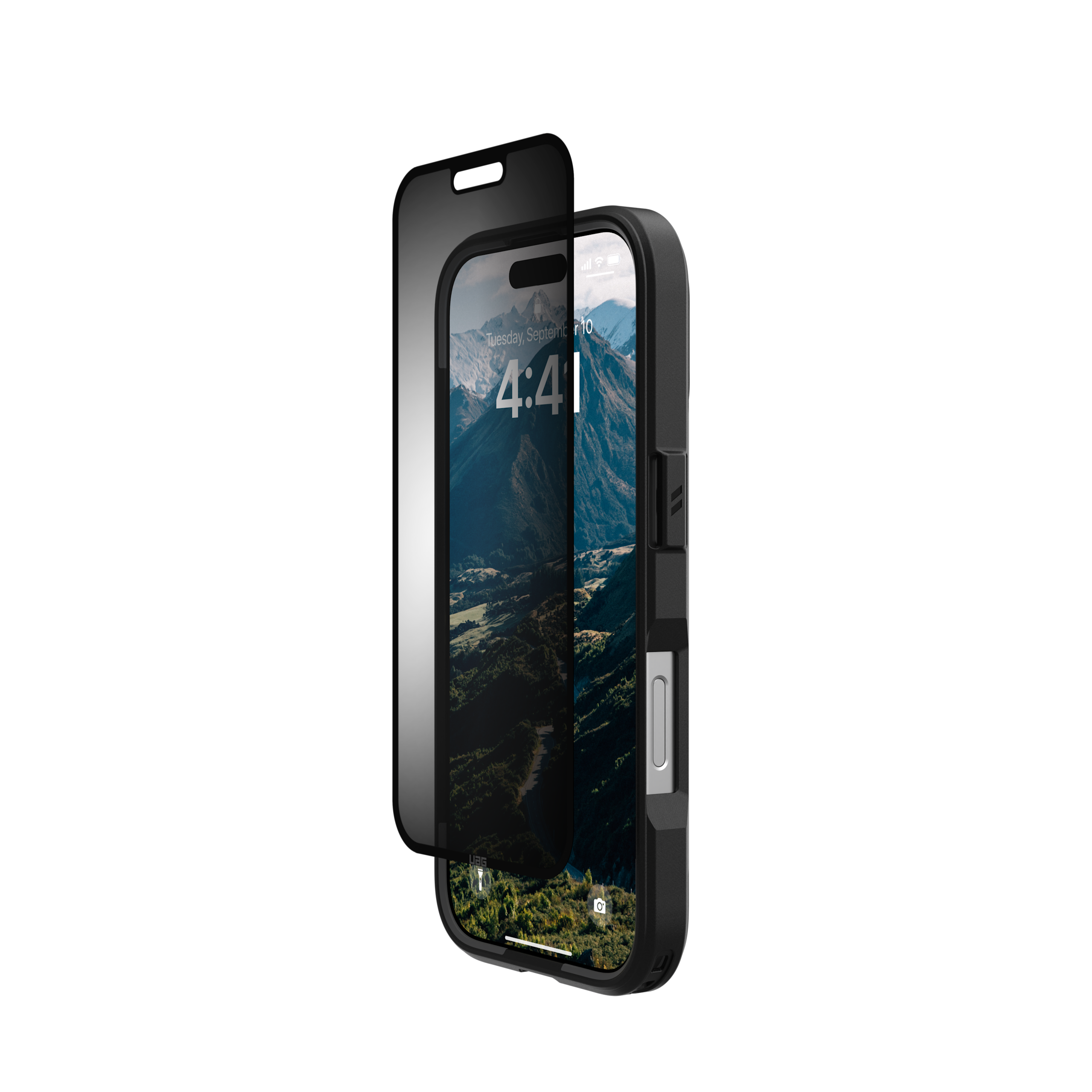 uag-standard-issue-blickschutzfolie-iphone-16-pro-2-wege image 5